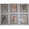 Image 3 : SALVADOR DALI (6) PI. DIVINE COMEDY CUSTOM FRAMED SET W/ C.O.A'S ON BACK w/ facsimile signatures