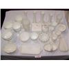 Image 1 : 24 Piece Lot of Milk Glass