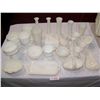 Image 2 : 24 Piece Lot of Milk Glass