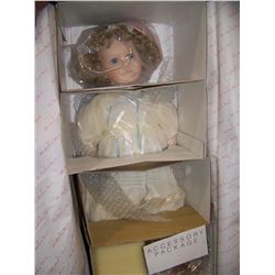 Danbury Mint Doll, Gold IE in box