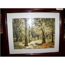 Vintage Chinese Silk Embroidery. Framed in Pristine condition