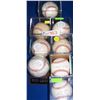 Image 2 : (8X The Bid) H.O.F. Signed Encased Baseballs.