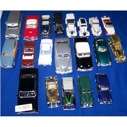 Twenty Model Cars.