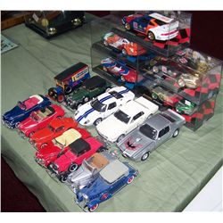 Seventeen Model Cars.