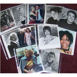 Eleven Movie Star Signed Pictures including...