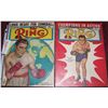 Image 1 : Two Vintage "The Ring" Boxing Magazines.