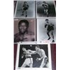 Image 1 : Five Black and WhitePictures of Boxing Legends. Four are Signed by...
