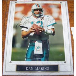 Dan Marino Signed Plaque