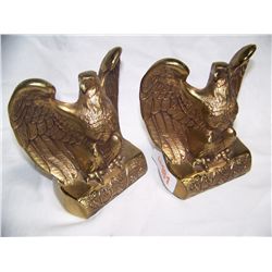 Pair of gilt Brass Eagle book Ends