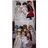 Image 1 : Lot of 10 Collectible Dolls