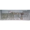 Image 1 : 36 piece lot of assorted  Crystal Glassware as shown