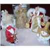 Image 2 : (5) Piece Christmas Decor lot (2) Angel's (2) Santas (1) Snowman