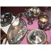 Image 1 : 14 pc. Silver Colored Service Ware.