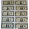 Image 1 : (10X$) 1935 STAR SILVER CERTIFICATES MIXED GRADES