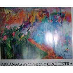 LeRoy Neiman 1984 vintage poster "Arkansas Symphony" unframed