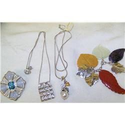 Assorted Sterling Silver Jewelry.