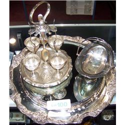 3 pc. Vintage Silver Plated Serviceware.
