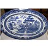 Image 1 : Blue Willow Serving Plate.