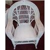 Image 1 : Shabby Chic Wicker Chair