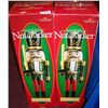 Image 1 : 2 Wooden Nutcrackers Hand Painted New In Box