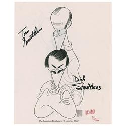 Al Hirschfeld and the Smothers Brothers