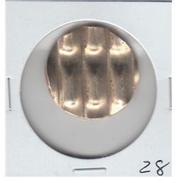 MINT WAFFLED COIN QUARTER