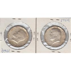 90% SILVER 1964 KENNEDY HALVES