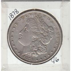 1878 $1 SILVER DOLLAR MORGAN