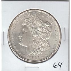 UNCIRCULATED 1921 MORGAN SILVER DOLLAR