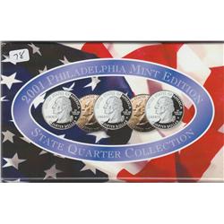 2001 PHILADELPHIA MINT EDITION QUARTERS