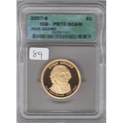 PERFECT 70 2007 S ICG  PROOF 70 ADAMS