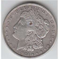 $1 MORGAN SILVE DOLLAR 1921