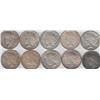 Image 1 : GROUP OF 10 SILVER $1 PEACE DOLLARS VARIOUS DATES