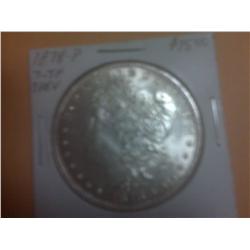 1878 7 TF Morgan Dollar MS63