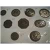 Image 1 : Set of 9 Great Britain Royal Arsenal Cooperative SOC Tokens, 1/2D to 6D + 1/,3/,5/