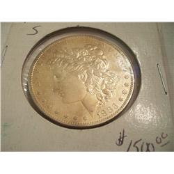 1883-S Morgan Silver Dollar, BU