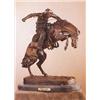 Image 1 : Wooly Chaps Bronze Sculpture by Frederic Remington