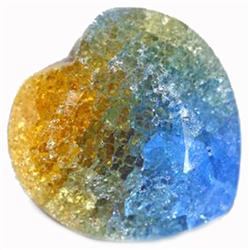 22.40ct Aaa Bi Color Heart Cut Citrine (GEM-12666)