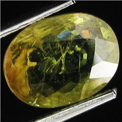 2.77ct Oval Yellow Green Tourmaline (GEM-29902)