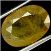 3.13ct Light Yellow Natural Sapphire Oval Cut (GEM-25252)