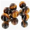 21.43ct Tiger Eye Round Beads Parcel (GEM-34583)