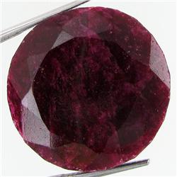29.89ct African Ruby Round Cut (GEM-37152)