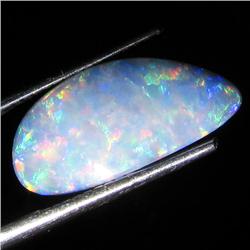4.35ct Australian Black Opal Doublet Full Fire (GEM-36159)