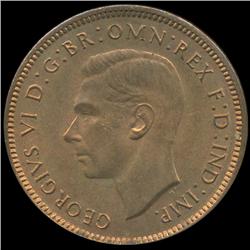 1942 Britian 1/4p MS64 (COI-8836)