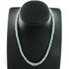 80twc Aquamarine Silver Necklace Appr Est $9k (JEW-3314)