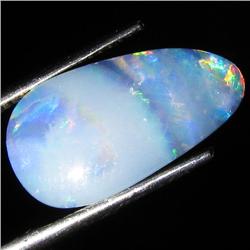 5.28ct Australian Black Opal Doublet Full Fire (GEM-36023)