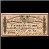 Image 1 : 1864 Confederate $15 Bond Coupon RARE Hi Grade (CUR-06004)