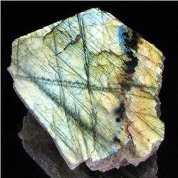 204.9ct Flashy Peacock Color Labradorite Slab (GEM-33612)