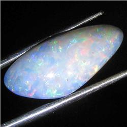 6.45ct Australian Black Opal Doublet Full Fire (GEM-36161)