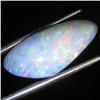 6.45ct Australian Black Opal Doublet Full Fire (GEM-36161)